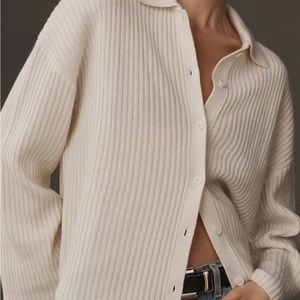 Reformation Fantino Cashmere Cardigan Sweater